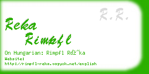 reka rimpfl business card